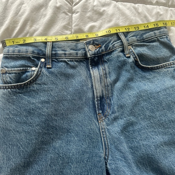 Zara Wide Leg, Medium Wash Jeans. Size 4. 100% Cotton. New W/O Tags - Picture 5 of 8